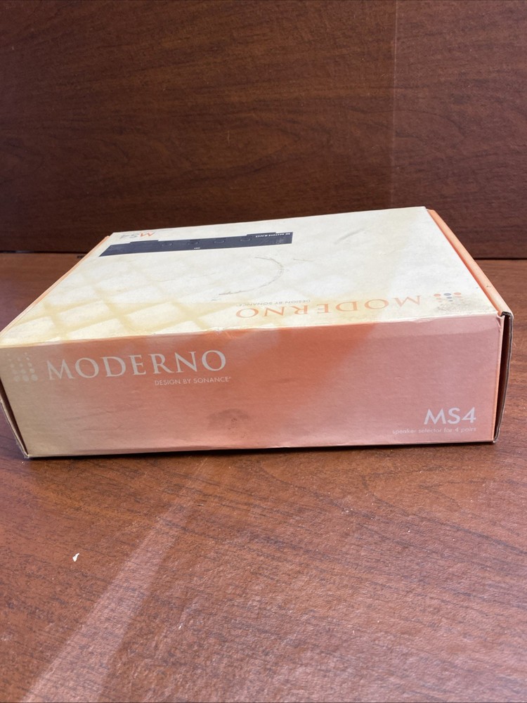 MODERNO ~ 4 - ZONE SPEAKER SELECTOR SWITCH ~ MODEL # MS-4