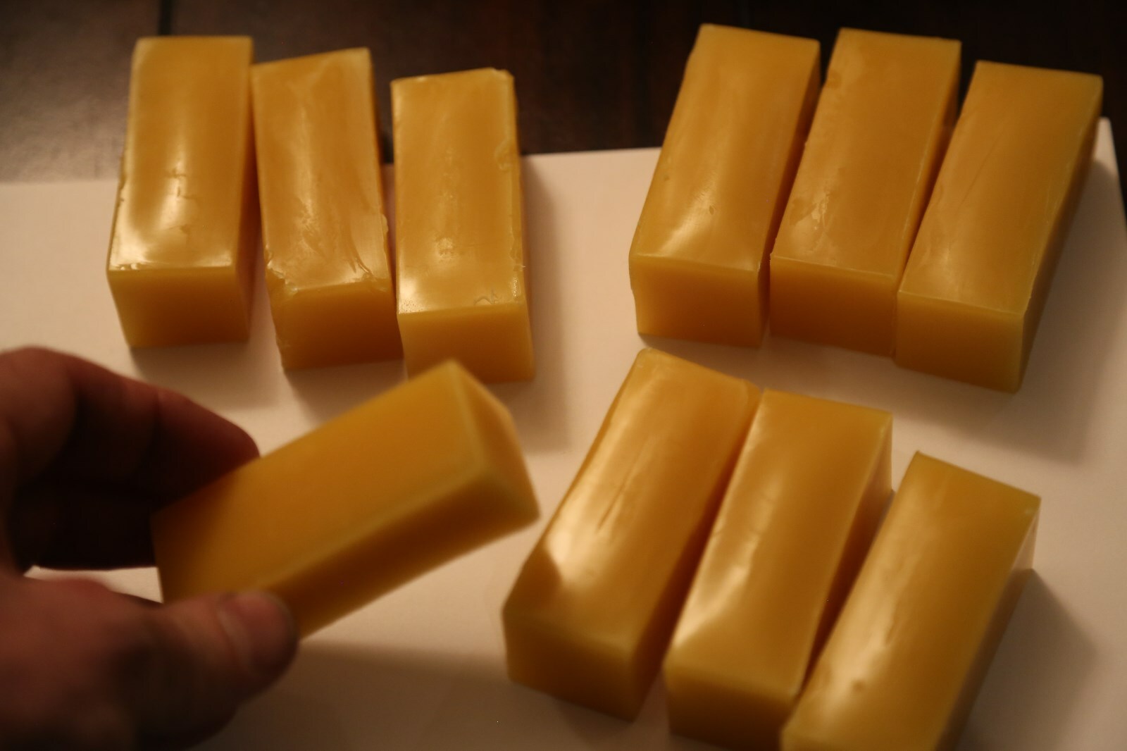 1/8 pound bars Cosmetic Grade Beeswax Filtered Natural 100% Pure Bees Wax