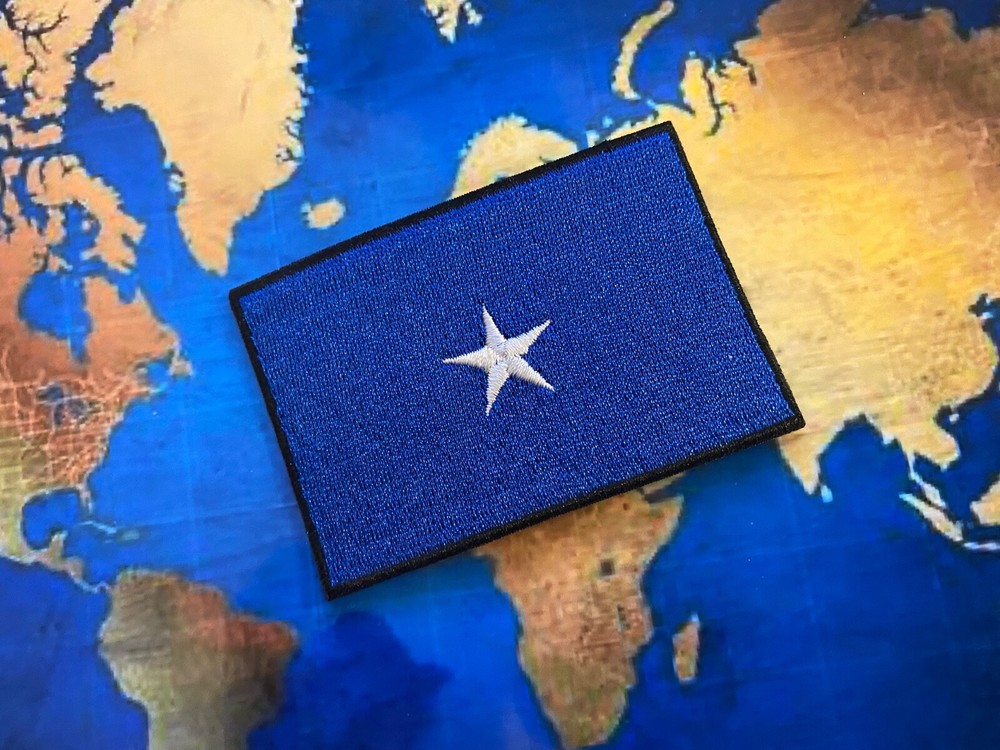 SOMALIA Flag Iron on Sew on Patch