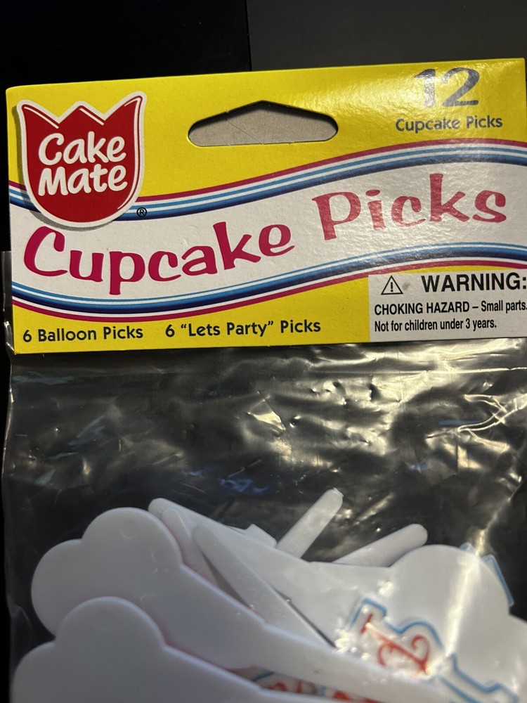 Cake Mate Cupcake Picks 8 - 12picks = 96