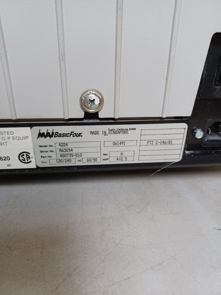 MAI Basic Four Model 4224 Computer Systems NO POWER UNTESTED PRINTER $$