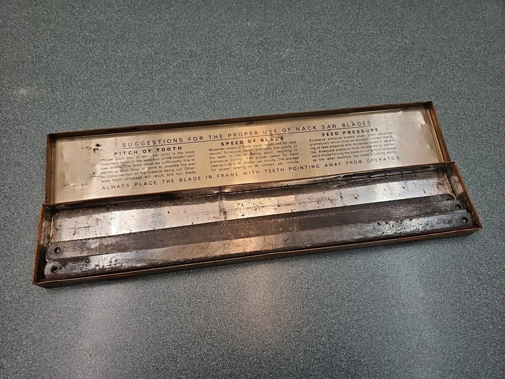 Vintage Victor Hack Saw Blades