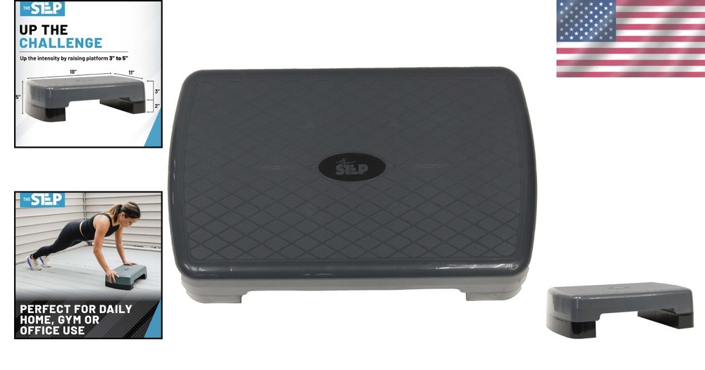 Adjustable Aerobic Step Platform - Home Workout Essential for Cardio & Strength