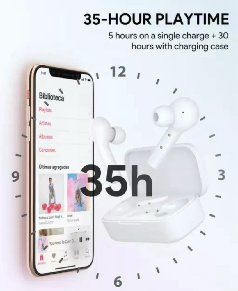 AUKEY Move Compact True Wireless Earbuds White