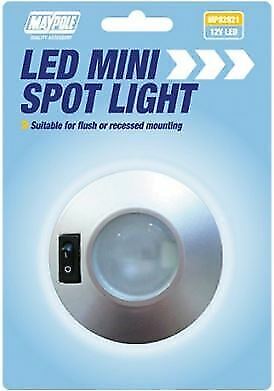 12V LED Mini Spot Light - Silver