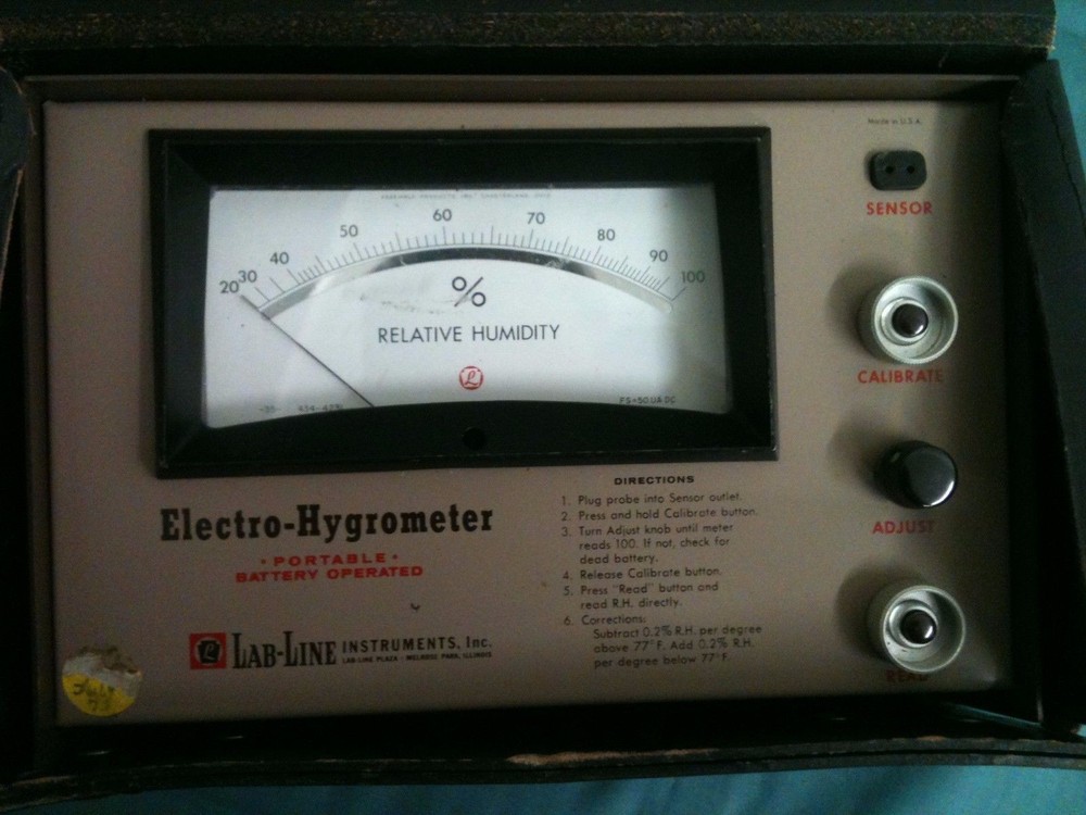 Lab-Line Instruments Electro-Hygrometer