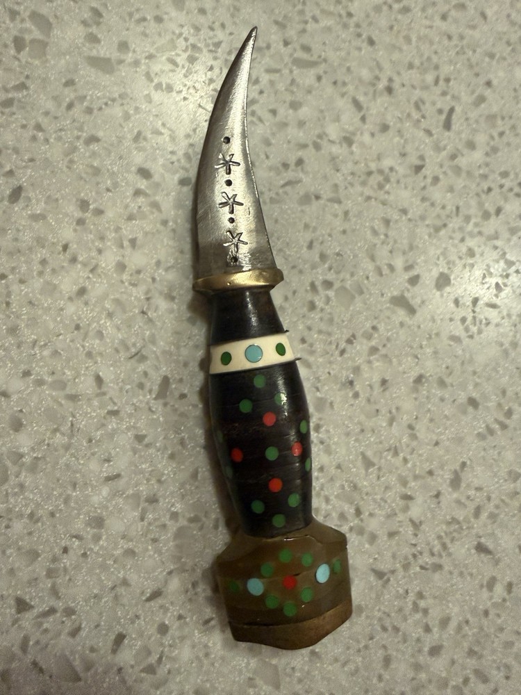 vintage middle eastern dagger w/ sheath old knife