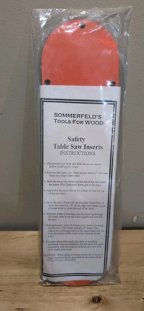 Sommerfeld's Zero Clearance Table Saw Insert (For Powermatic Model 66)
