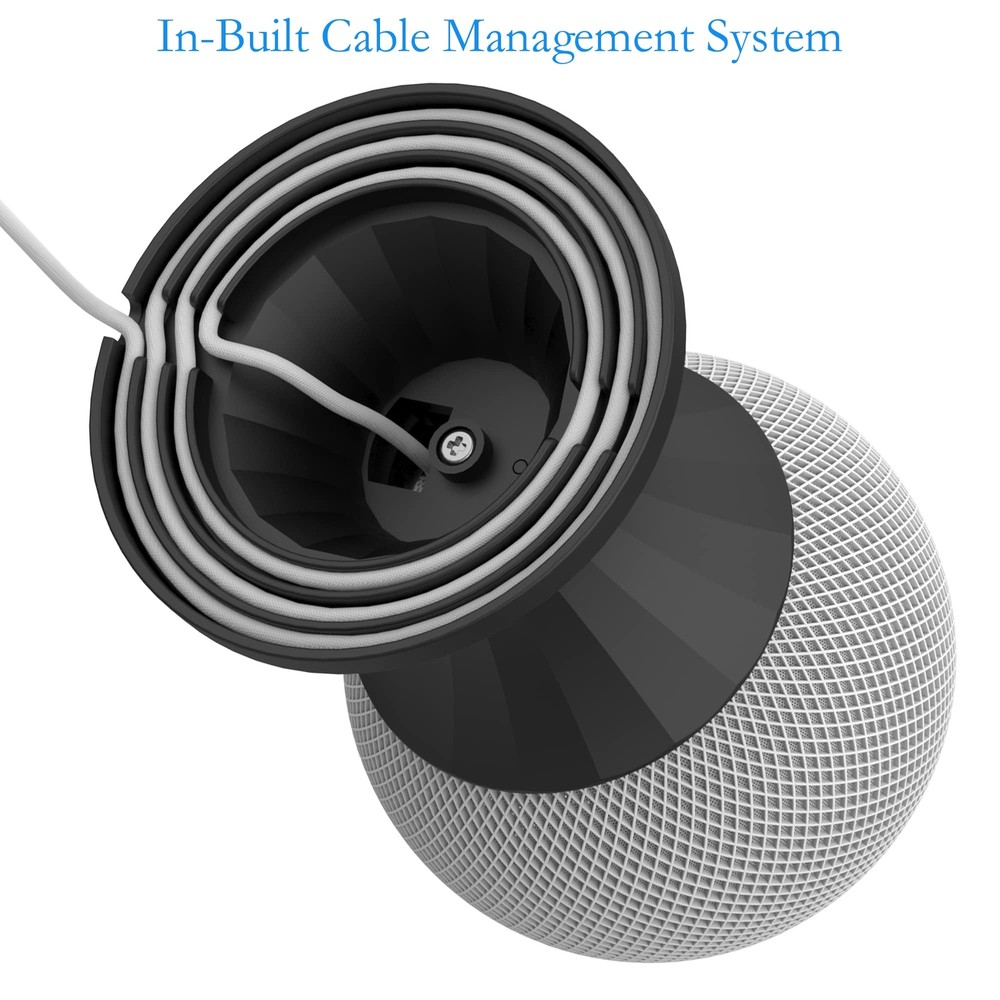 Quality Homepod Mini Stand Cable Management System No Screws Needed Space Saving