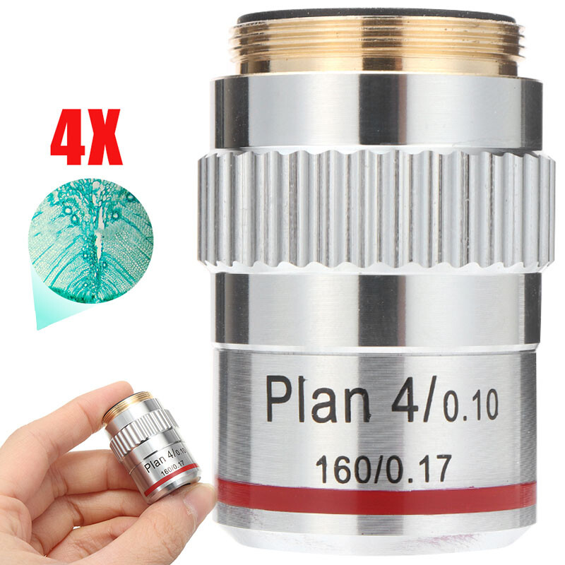 4X Plan Achromatic Objective Lens RMS Thread Macro Photography Recommendation