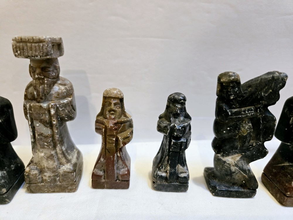 Soapstone Chess Pieces - 8 Mixed Pieces *READ DESCRIPTION*