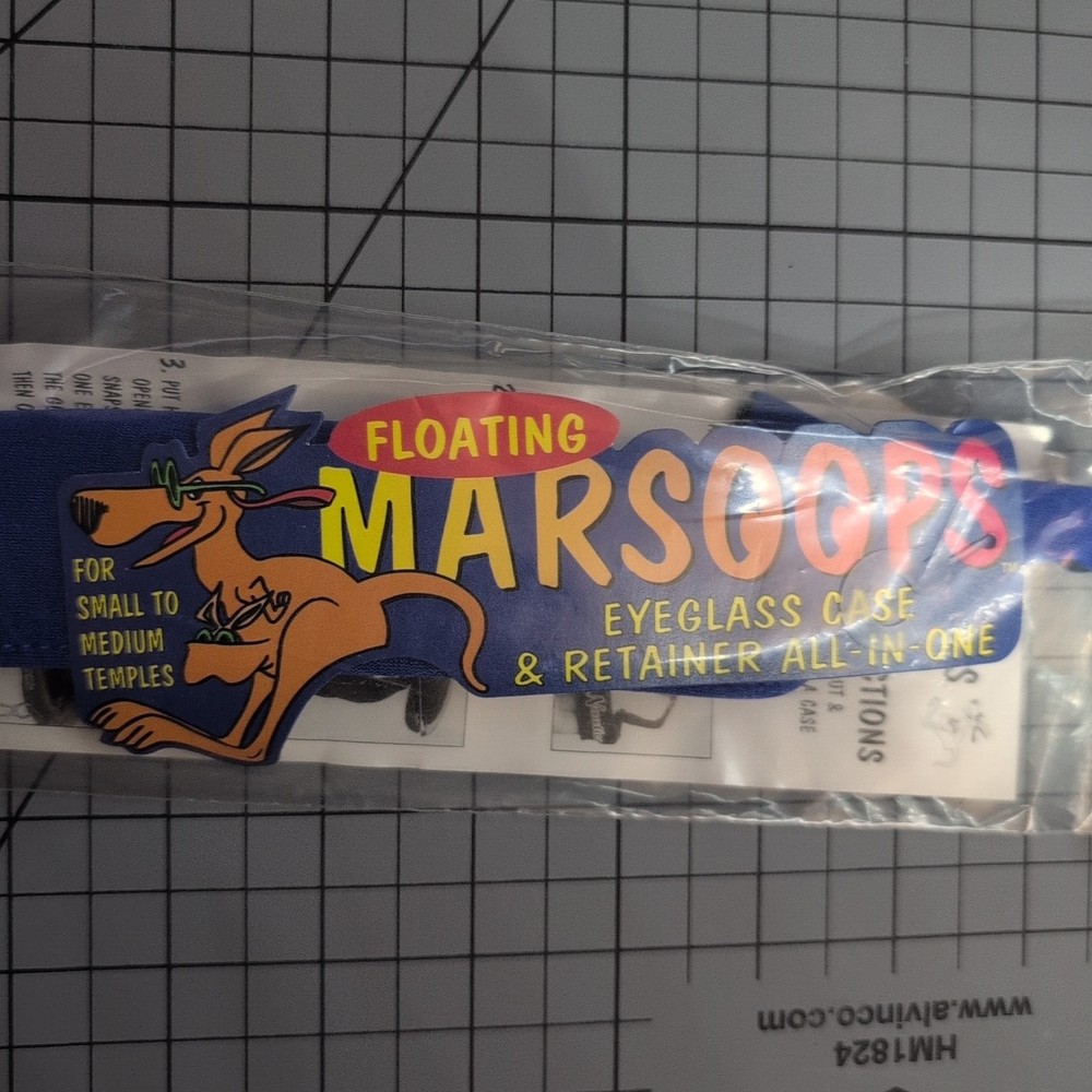 FLOATING EYEGLASS CASE & MARSOOPS IN RED OR BLUE