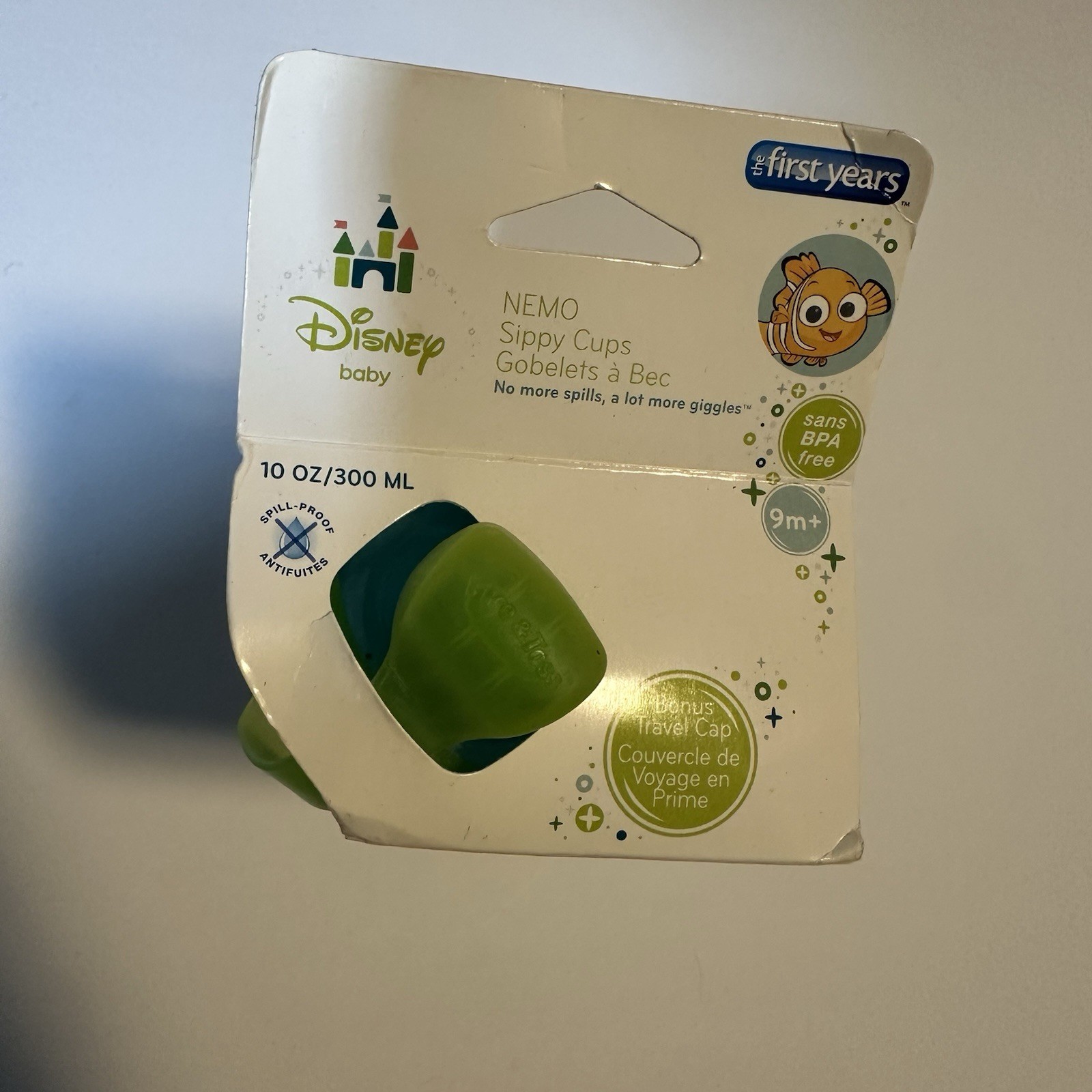 Disney Baby 1st Years Take & Toss Travel Sippy Cups Nemo And Friends New 3Pcs