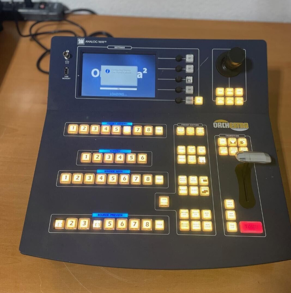 Analog Way ORC50 Orchestra Multi-Screen Touch Event Controller LCD