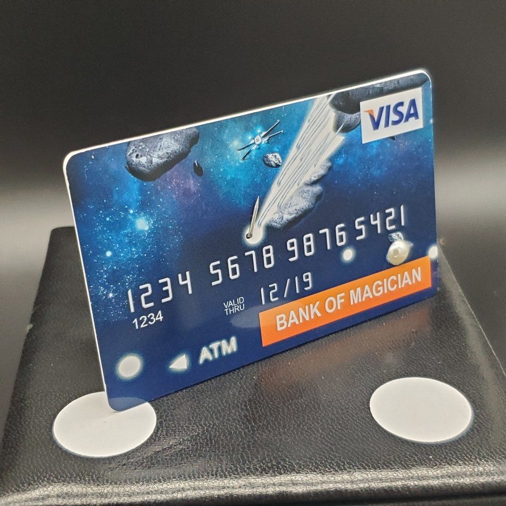 Floating Cigarette On Credit Card Magic Trick T8