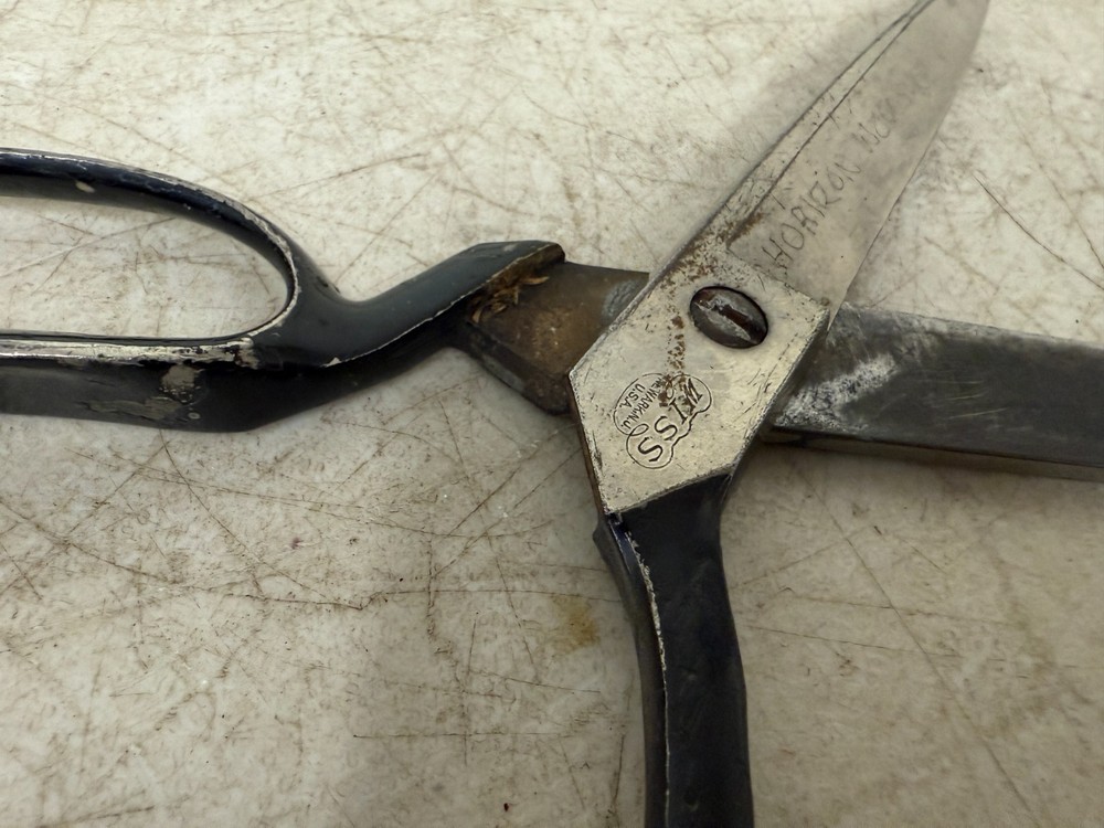 2x Robinson & McCrary Tailor Shears – Vintage Sewing Scissors – Sharp Blades