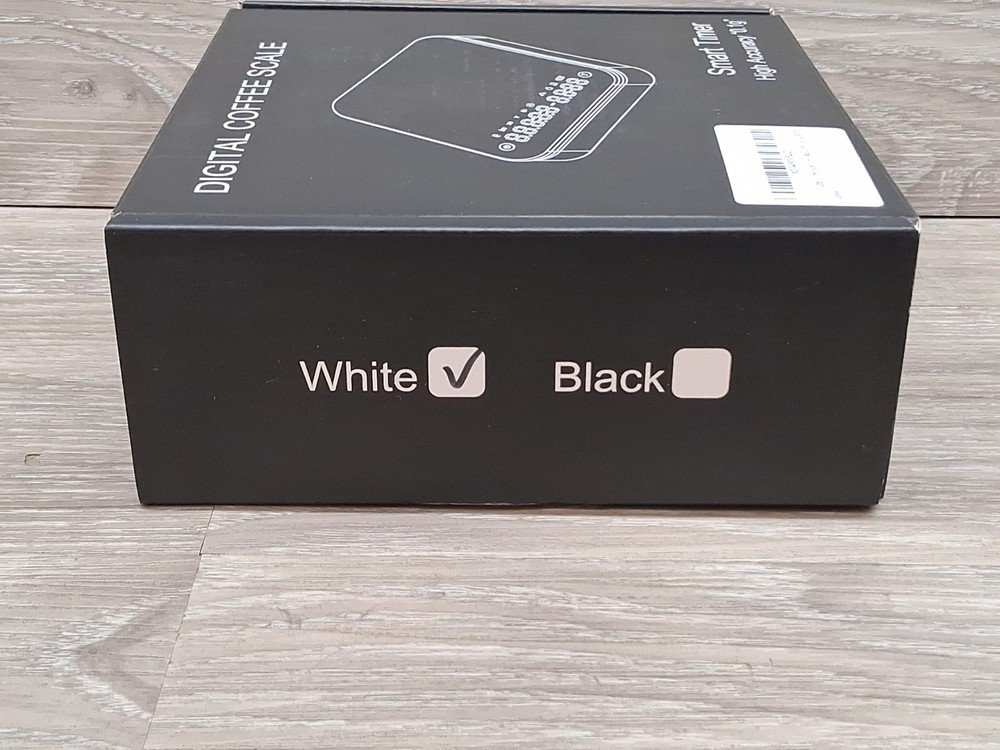 Digital Coffee Scale Touch Sensor Smart Timer & Auto Tare Miniature White