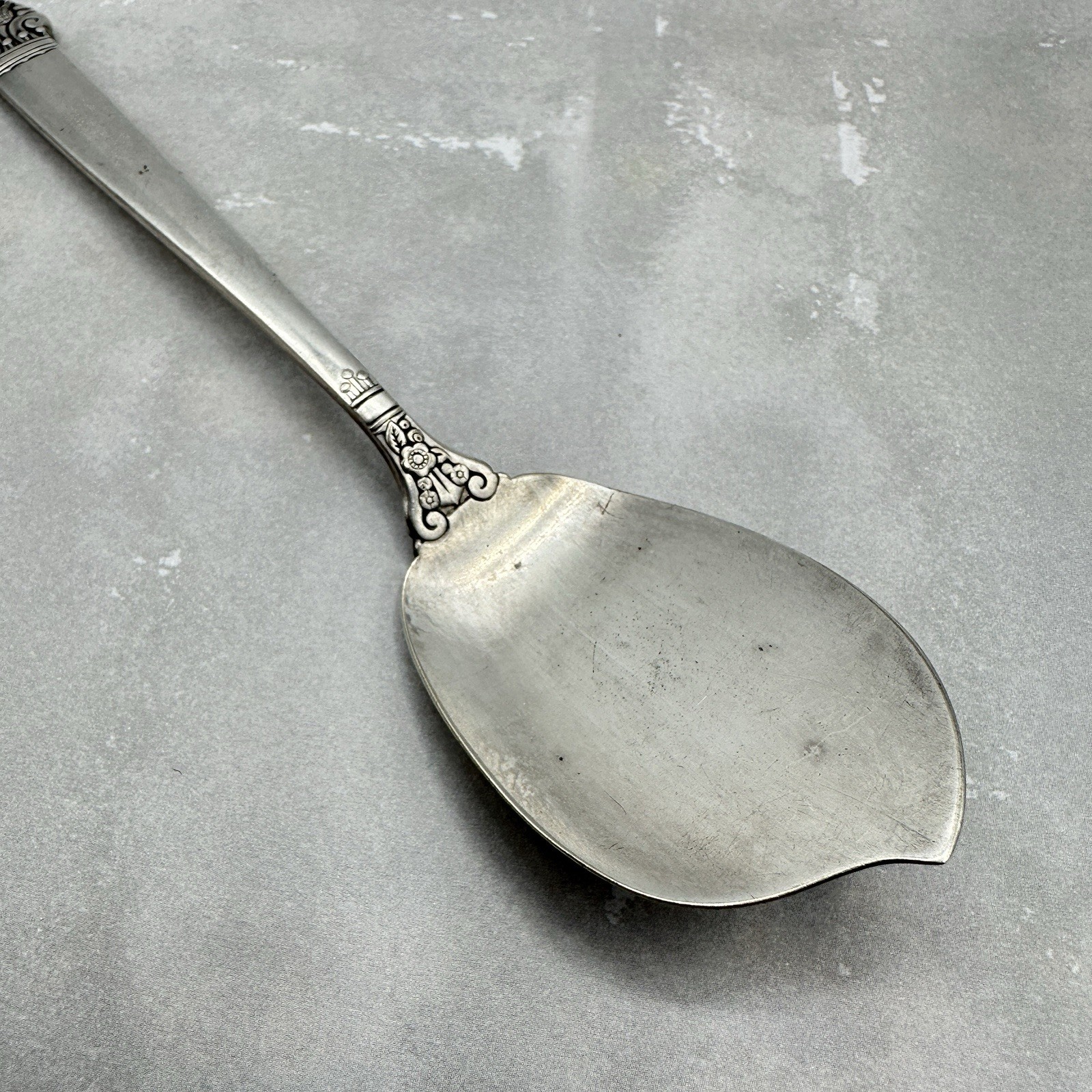 Oneida King Cedric Jelly Server 6" Community Plate Silverplate 1933 Replacement