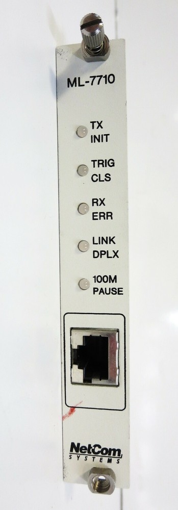 NETCOM SYSTEMS ML-7710 SmartBits ML-7710 10/100 SmartMetrics Module