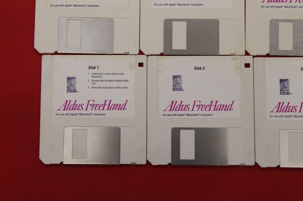 ALDUS Fetch Vol. 1 & 1.2 PPD 3.5" Floppy Disk Disc Software Apple Mac