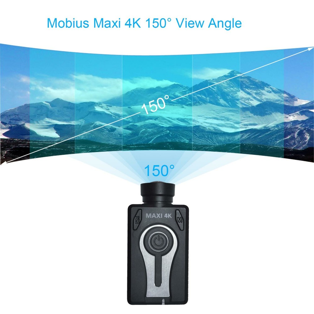 MM4K Mobius Maxi 4K Camera (Lens A) Dash Cam - Capacitor Version (No Battery)