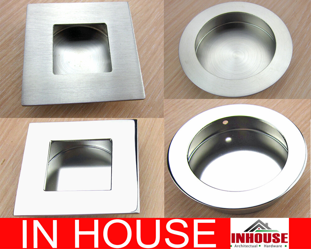 Flush pull handle sliding door pull handle 50mm 65mm 50x50mm 65x65mm