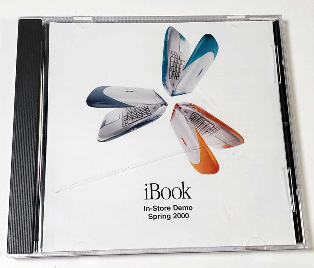 Apple Computer iBook In-Store Demo CD Spring 2000 In Original Case