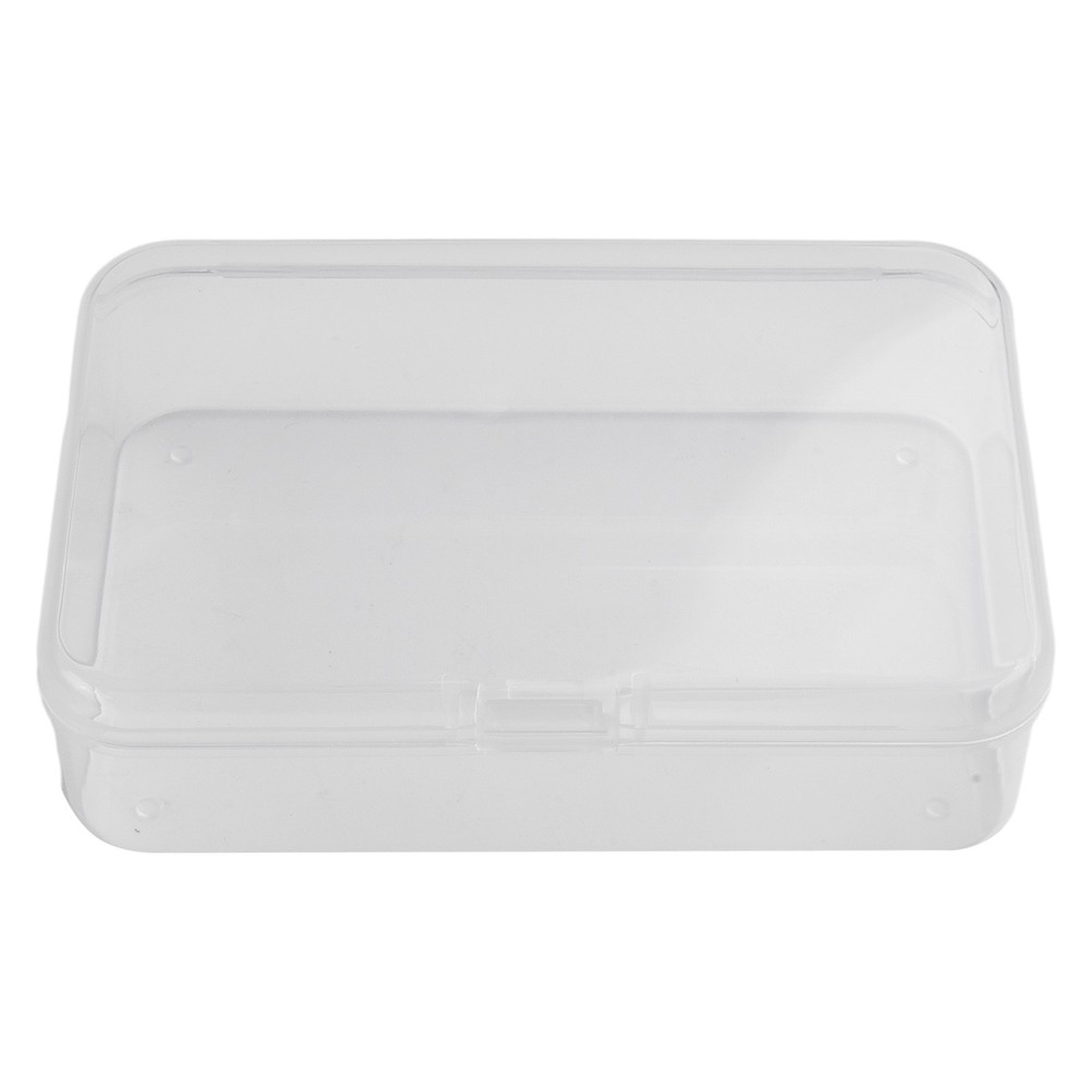 Plastic Box Rectangle Keeper Transparent Crafts Organizer 5pcs Storage