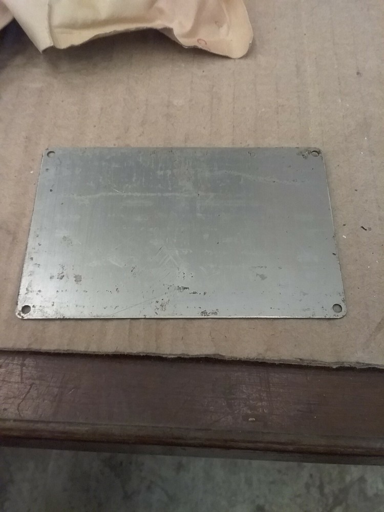 Pratt & Whitney R985 Wasp Junior Data Plate Nos