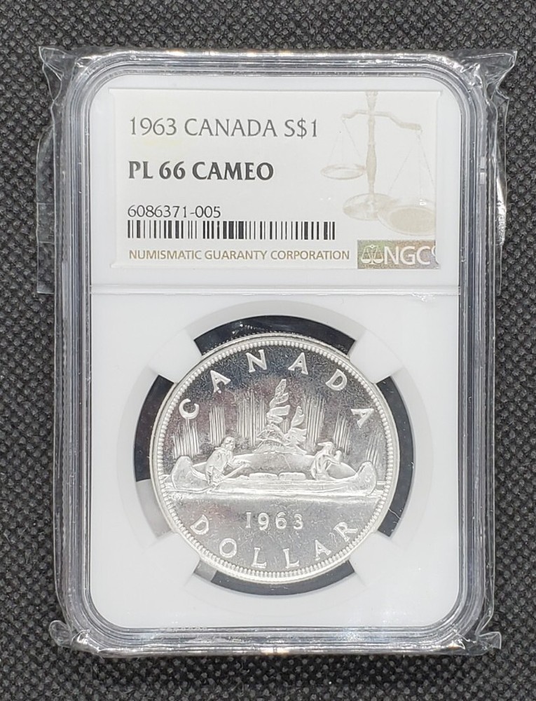 1963 Canada $1 | NGC PL66 CAMEO