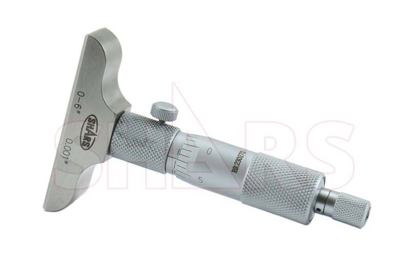 Shars 0 - 6" Depth Micrometer Set Hardened Toolmaker Milling NEW P}