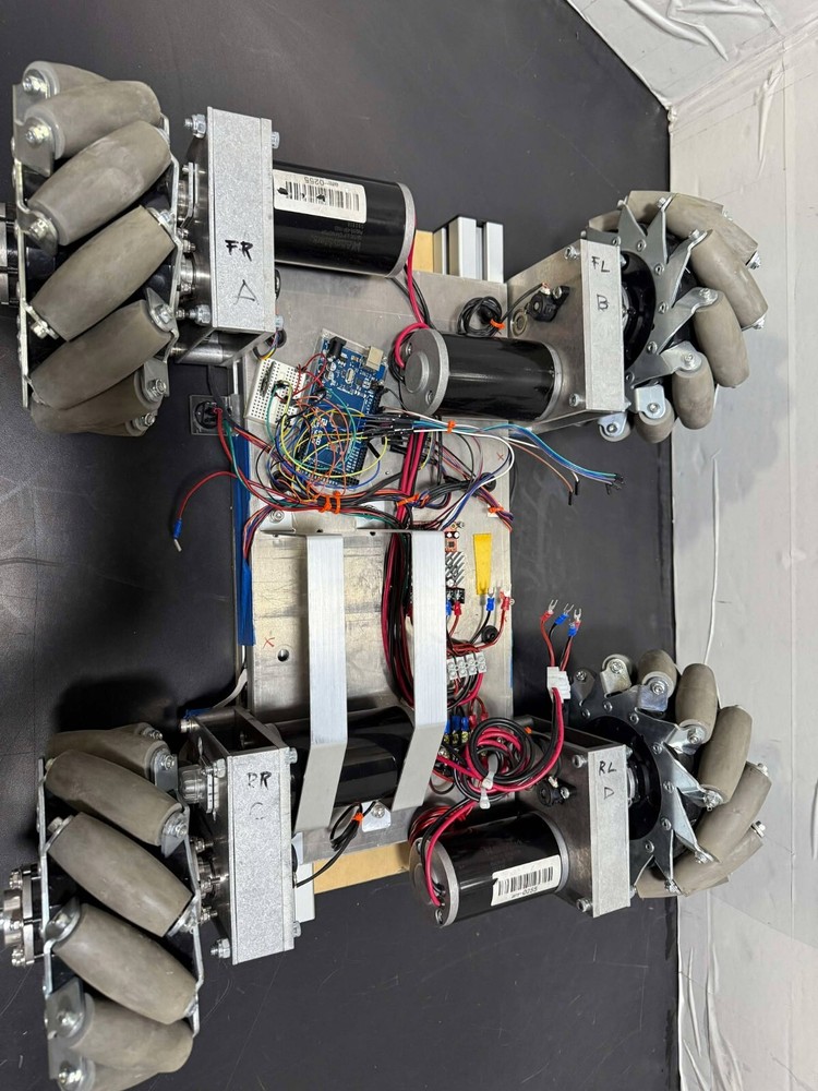 SUPERDROID ROBOTS IG52 DB OMNIDIRECTIONAL MOBILE ROBOT ASSEMBLY