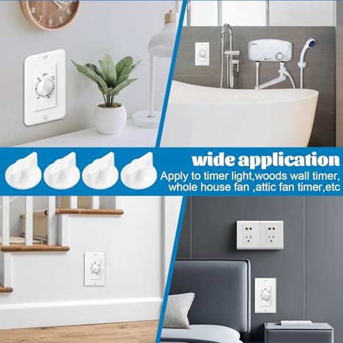 4 Pcs Timer Switch Knob Compatible with for Intermatic - 146MT574 Timer Knob