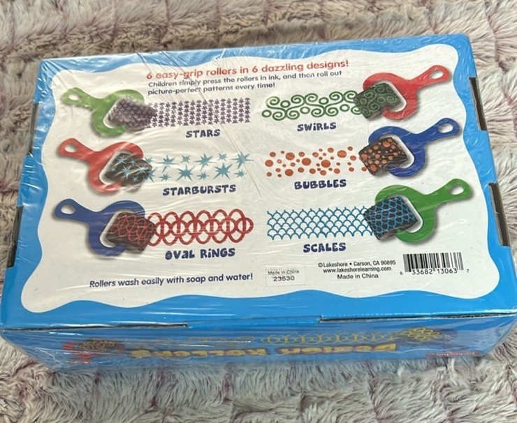 Lakeshore Learning DESIGN ROLLERS - 6 patterns