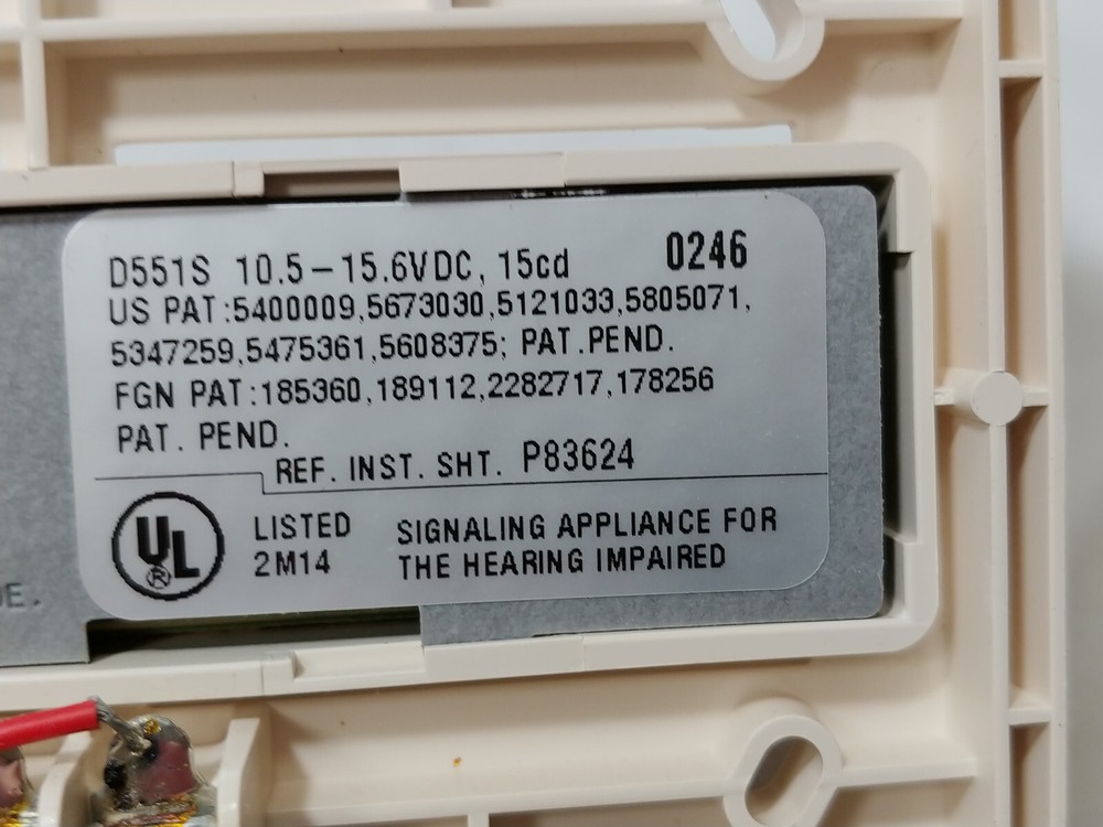 RADIONICS D551S 12V Sync Strobe