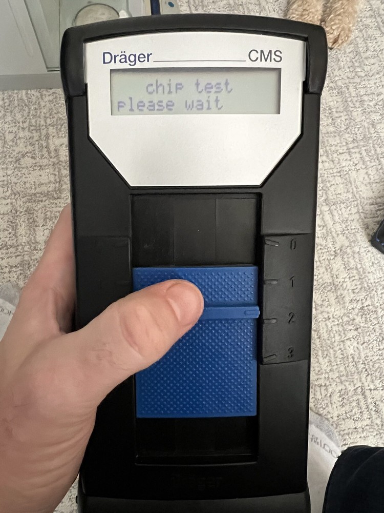 Dräger CMS Analyzer Chip Measurement System Gas Detector + CMS Analyzer