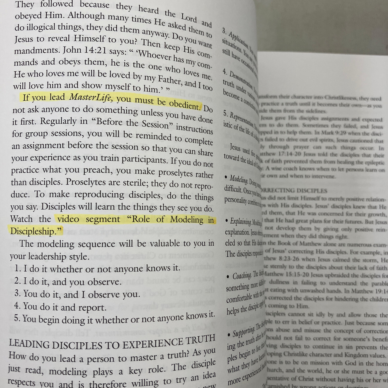 MasterLife Leader Kit 1997 LifeWay Books & VHS Tapes Six Week Small Group Course