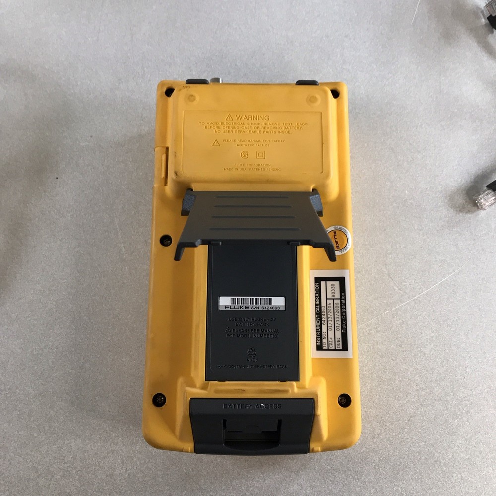 FLUKE DSP-100 LAN CABLEMETER + cables and case *USED*