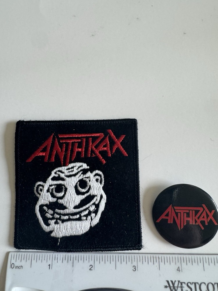 1 - Anthrax Patch & 1 - Button