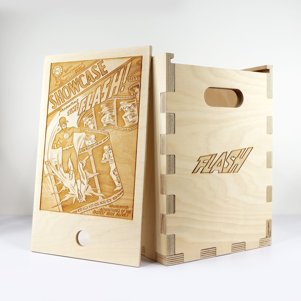 The Flash Timber Comic Storage Box *Comics Not Included