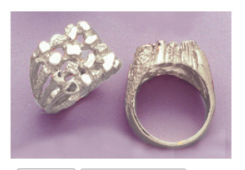 Blank Ring Shank in Solid Sterling Silver Size 11