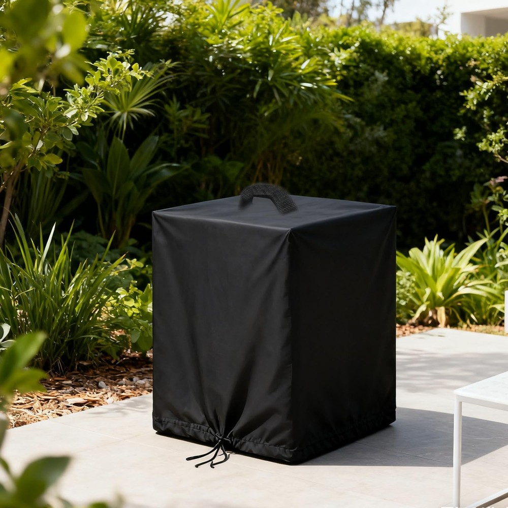 Fire Pit Table Cover for Electactic 20" Square Smokeless Propane Fire Pit Tab...