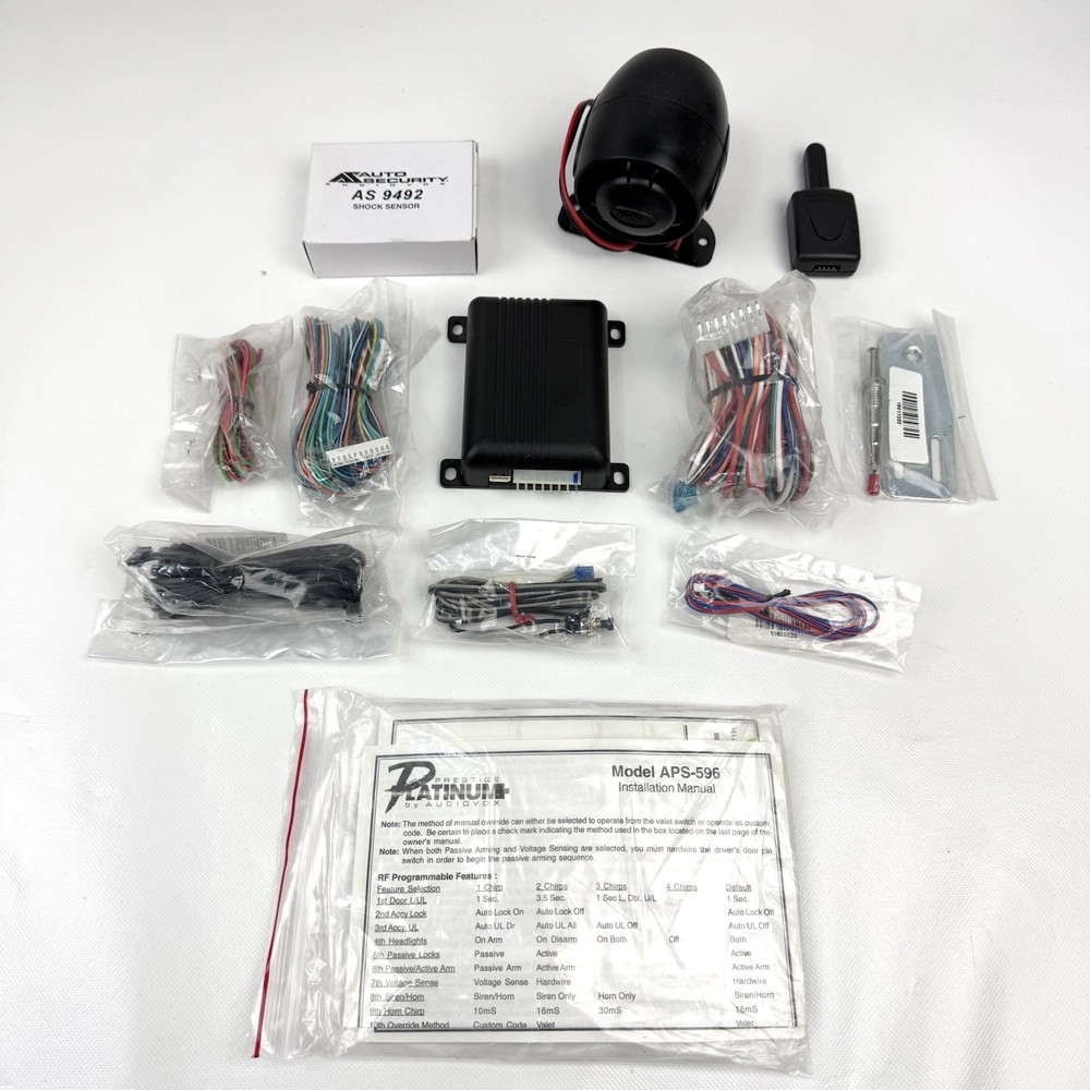 Audiovox APS596 Security System Starter Disable Unit