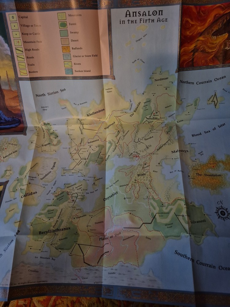 DragonLance Fifth Age Box Set 1998 AD&D TSR — Complete