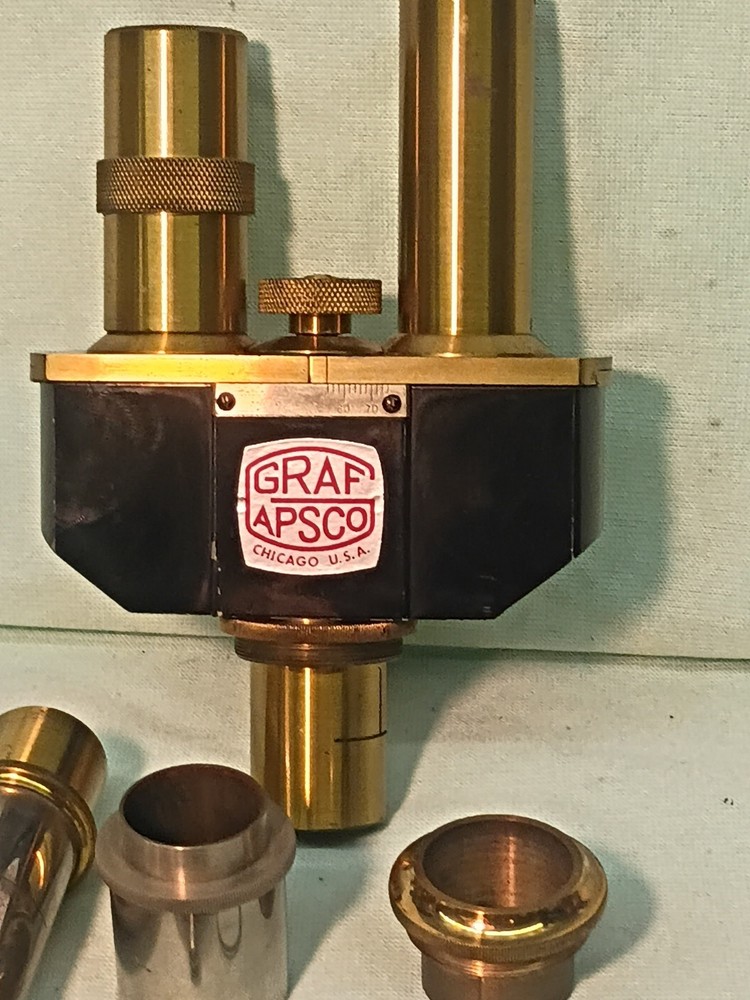 Vtg 1925 Ernst Leitz Wetzlar Microscope both Binocular & Single & Case & Optics