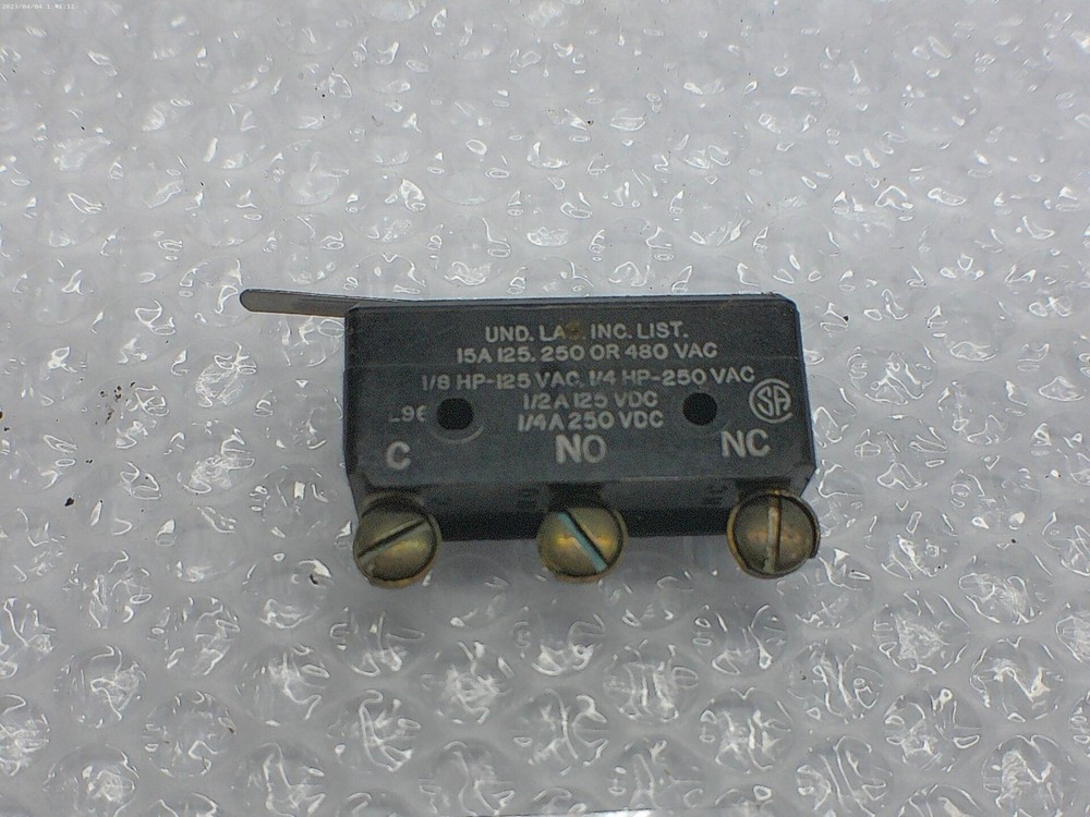 MICROSWITCH BZ-2RL-P4 SWITCH UNMP