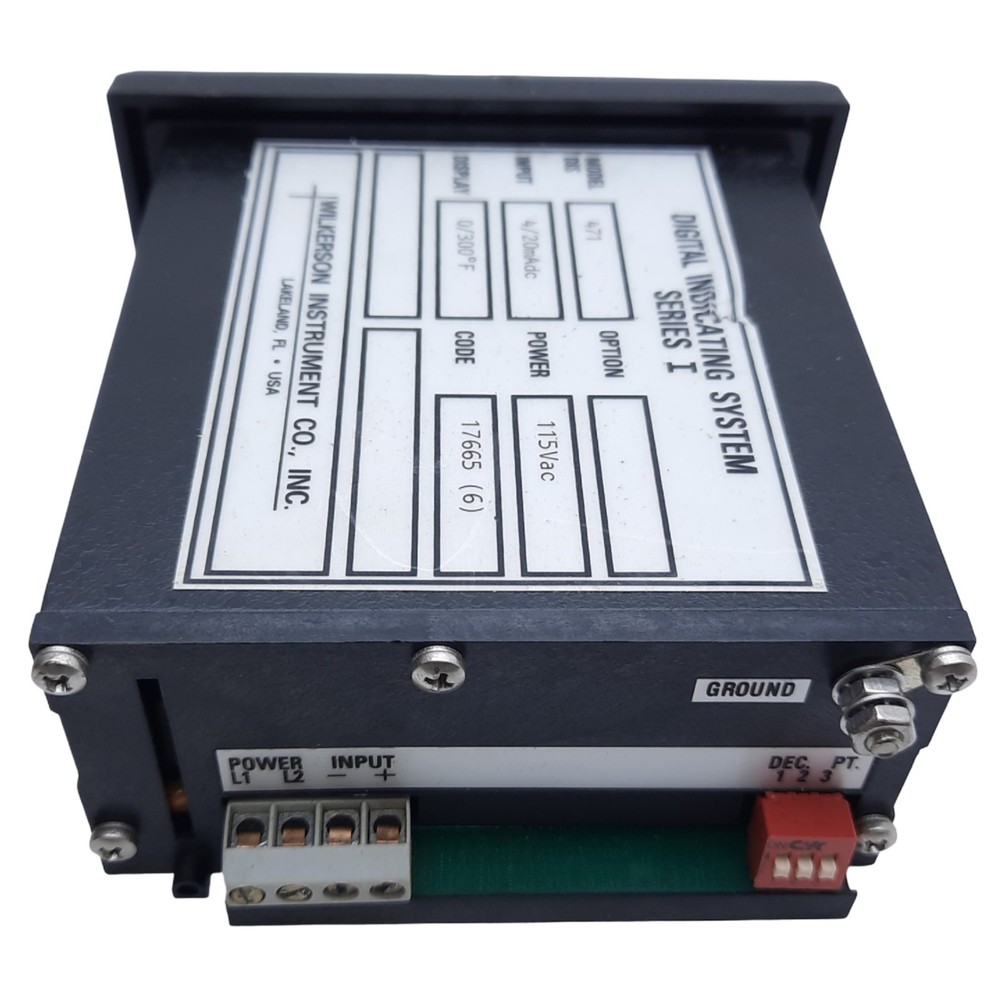 Wilkerson DIS471 DC Input Process Indicator, Input 4/20mAdc, 115V AC