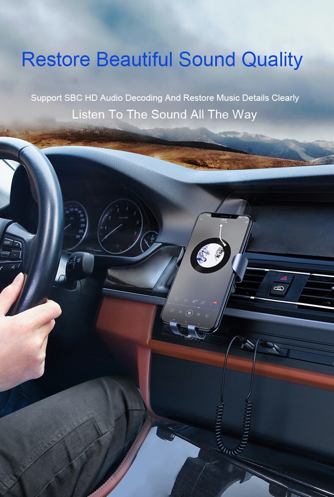 Bluetooth Audio Cable Handsfree Receiver Handsfree Car Bluetooth Transmitter AUX