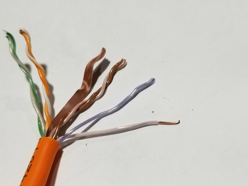 Commscope CS34P 23/4P Cat6 U/UTP WebTrak Plenum CMP Network Cable Orange /100ft