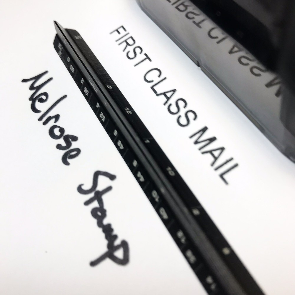 First Class Mail Self Inking Rubber Stamp Black Ink Ideal 4913